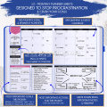12-Month Undated Weekly and Monthly Life Planner Journal